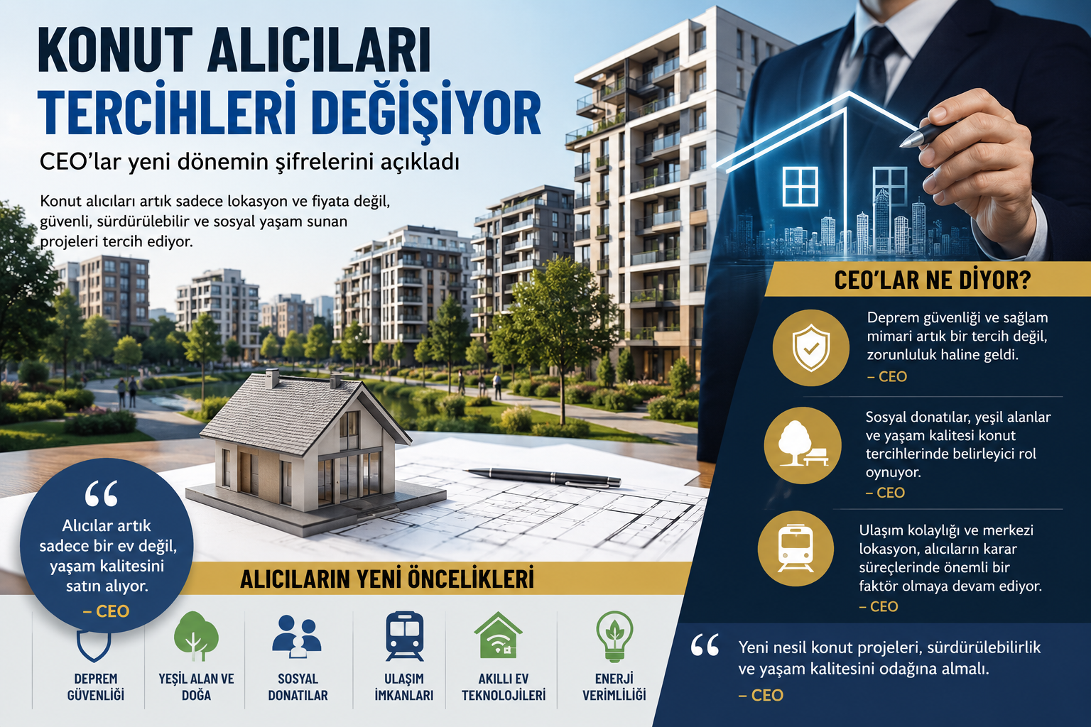 Konut Alıcılarının Tercihleri Değişiyor
